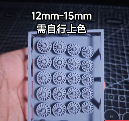 [Lighting kit materials] 3D printed parts for Hollowed-out Thruster Nozzles 4mm-15mm