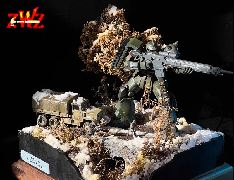 [Model Scene / Diorama Kit] Snow Scene Making Material Kit for model kits