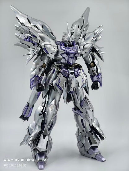 [Color customization]Comet Technology-01-Crimson Drei MG 1/100 GK Sinanju Model Kit (Matting metallic red color scheme) Model Kit