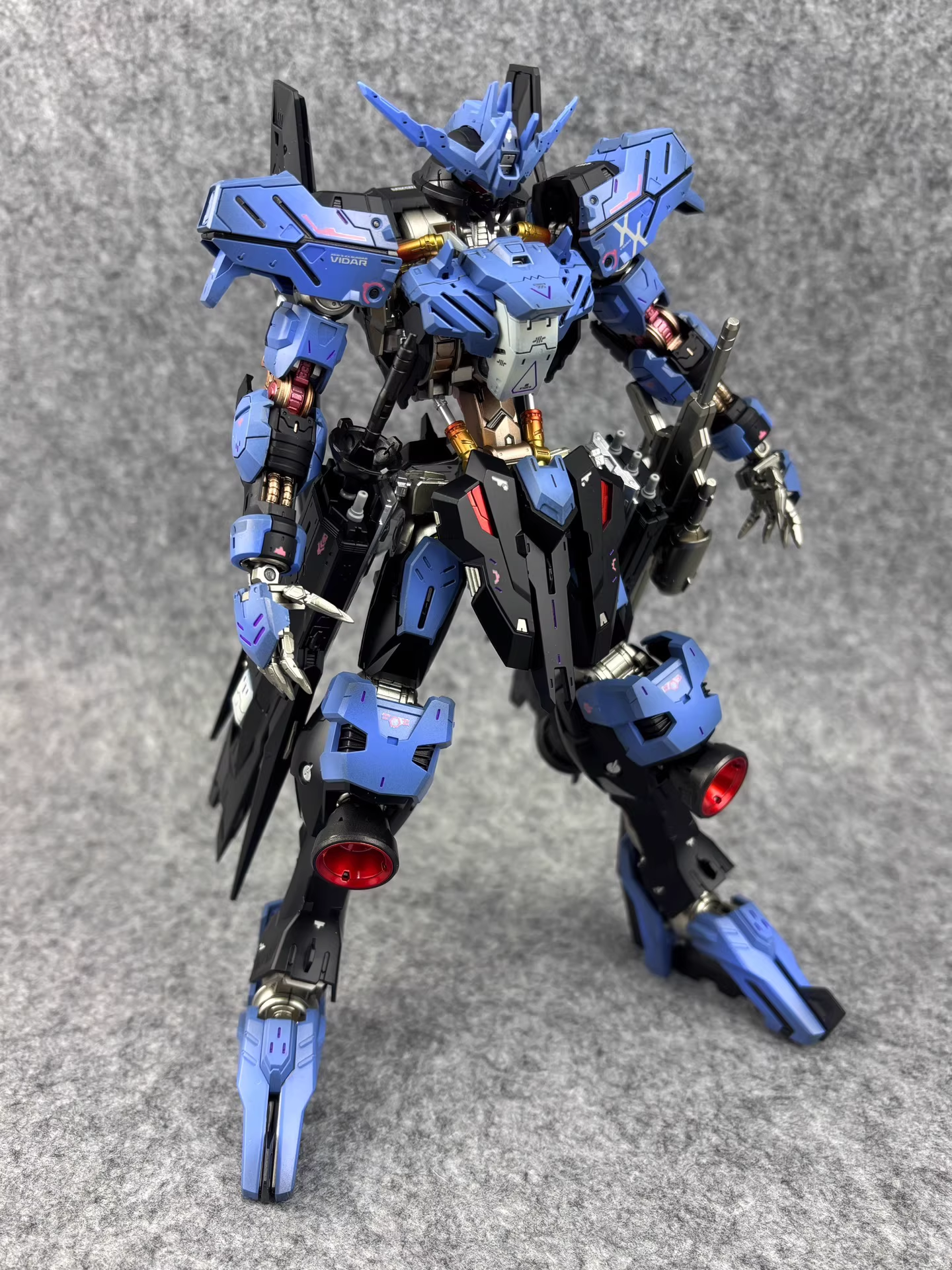 [Color customization] MG 1/100 ASW-G-XX Gundam Vidar (Prism Blue-Black/Shading Color Scheme)