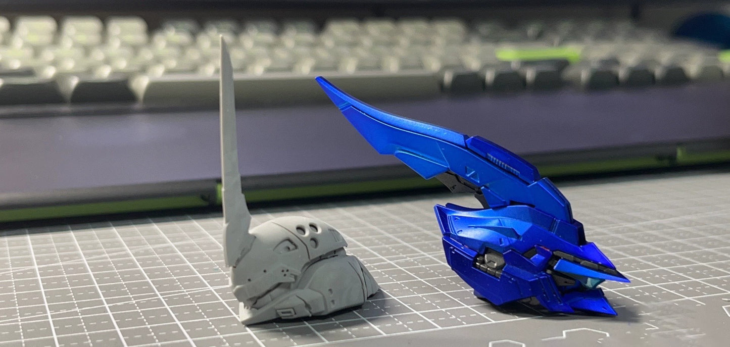 [Resin parts] for MG 1/100 Force Lizard Head -airlift