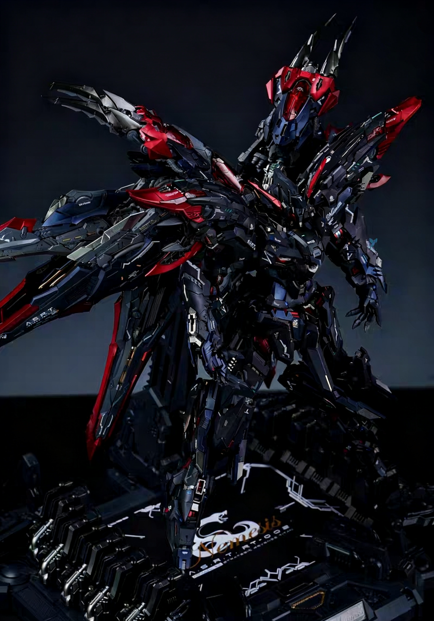 [Color customization] Infinite Dimension  RT-002 Nemesis（Dark red 2 color scheme）Model Kit