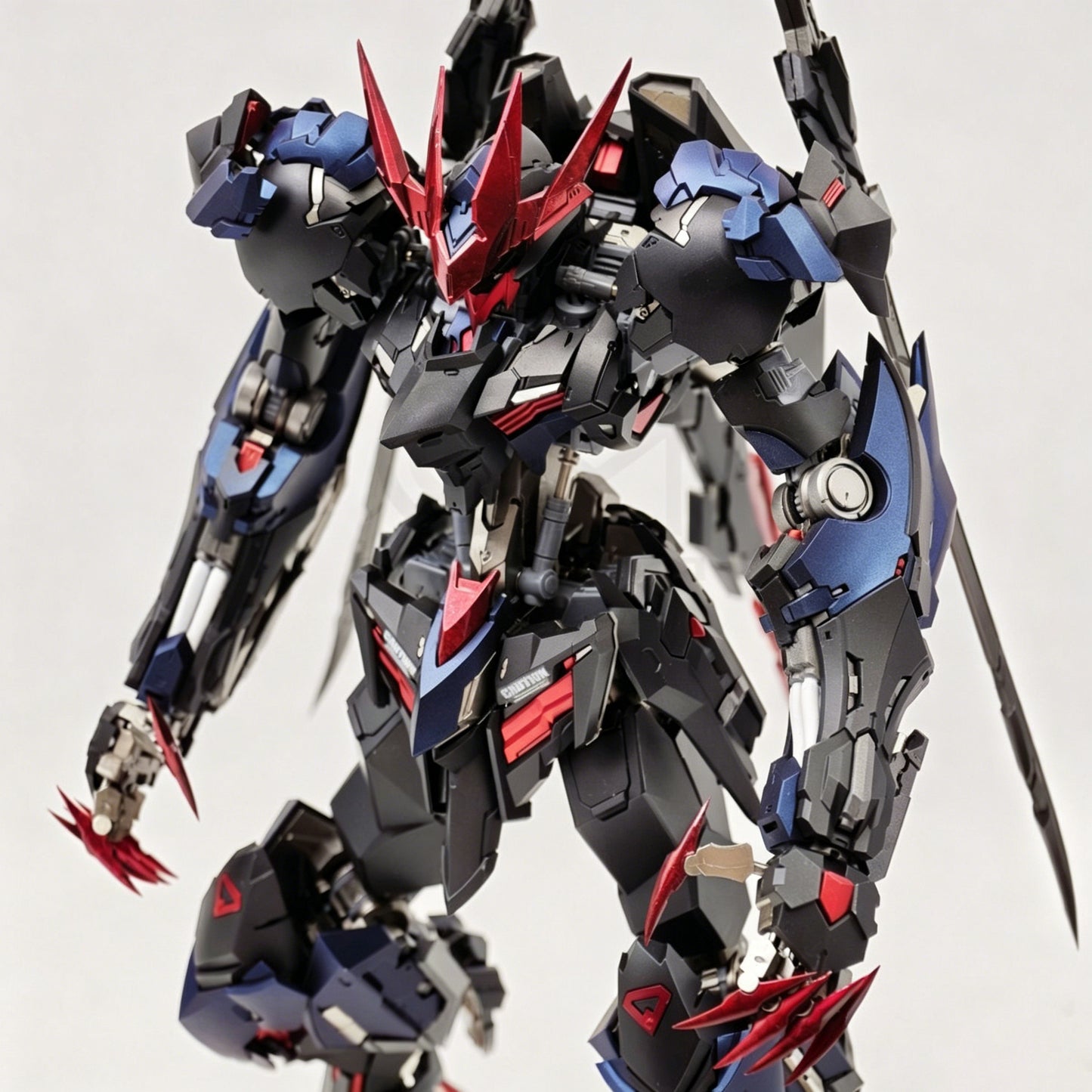 [Color customization] WOLF TECH 1/100 MG detail up Barbatos Lupus Rex king (Dark color scheme) model kit