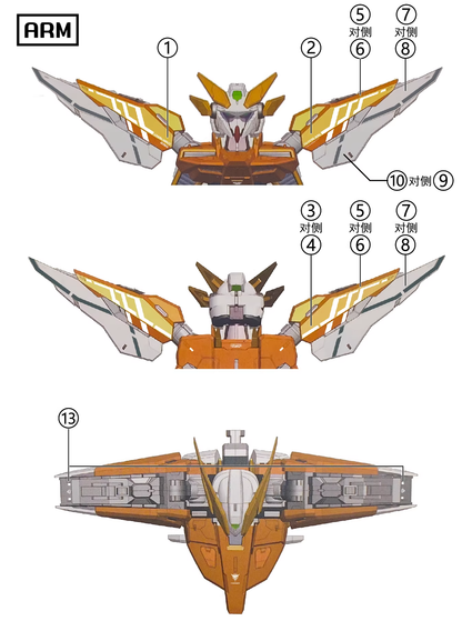 [Water decals] Decals for  Frame Series TC-004 Star Abyss Model Water Sticker Model Accessories Hobby DIY