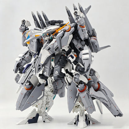 [Color customization] Bandai HG 1/144 Mobile Suit Gundam Hathaway's Flash TX-ff104 Alyzeus( Alyzeus+TAS Outer leg armor conversion parts+foot modification parts) Model Kit