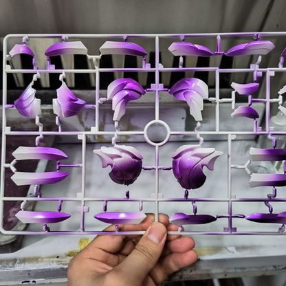 [Color customization] 8827 Wing Zero Snow White Mg 1/100 Xxxg-00ysw (Gradient Purple/Red/Gold/Blue Color Scheme) Model Kit