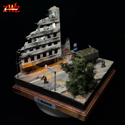 [Model Scene / Diorama Kit] City Scene Set Materials for model kits