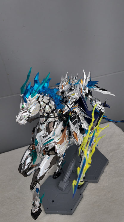 [Color customization] Motor Nuclear Zhao Yun & White Dragon Horse(Electroplated color scheme) Model Kit