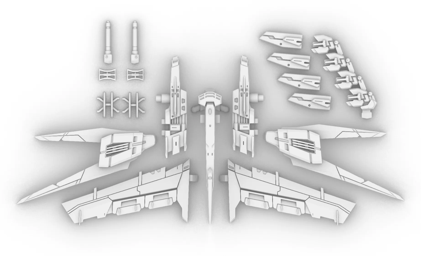 [Artifact] MB Style Strike Gundam+Perfect Expansion Pack+Maintenance Stand (non-articulated)-airlift