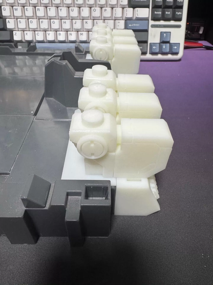 [3D printed parts] PG Unicorn / PGU Nu Gundam Stand Upgrade Parts, 1/60 scale