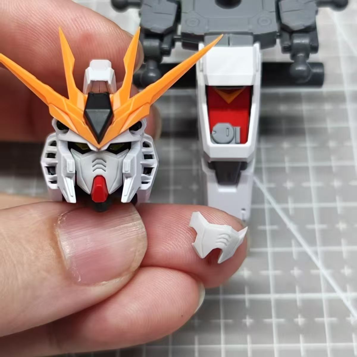 [3D printed parts] Farmer Creation 1/100 GK Style Nu Model Kit 3D printed parts