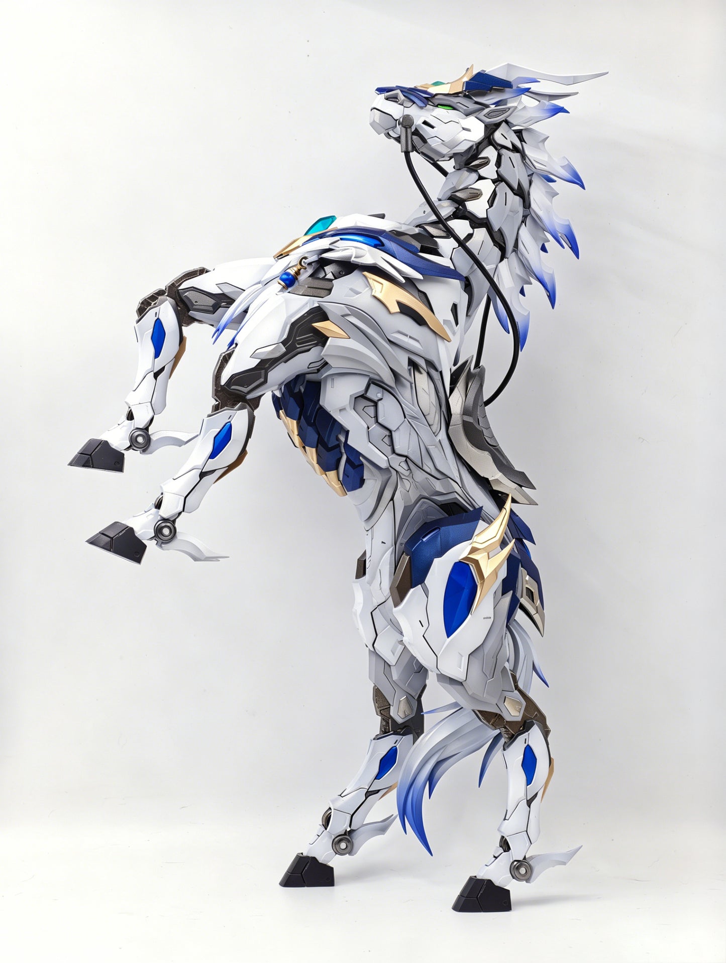 [Color customization] Motor Nuclear Zhao Yun & White Dragon Horse (White Light Shadow Color Scheme) Model Kit