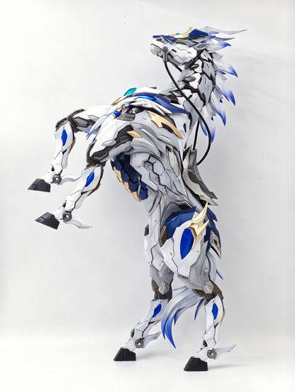 [Color customization] Motor Nuclear Zhao Yun & White Dragon Horse (White Light Shadow Color Scheme) Model Kit