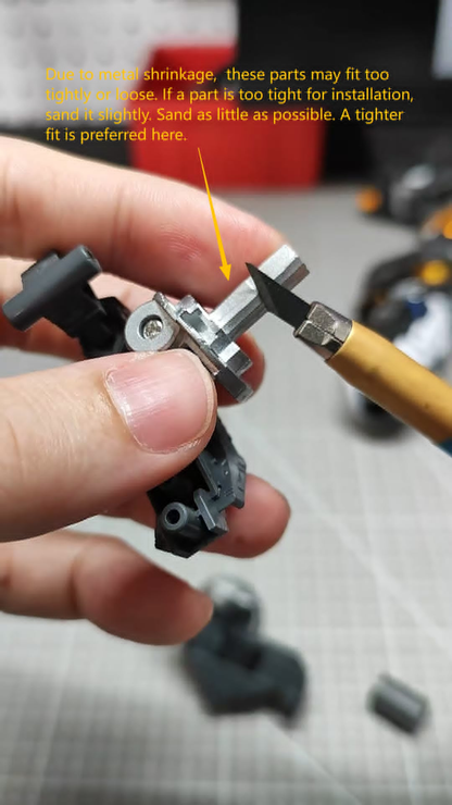 [Metal pieces] Bandai PG Unleashed 1/60 ν Gundam Replacement Parts/Reinforced Parts