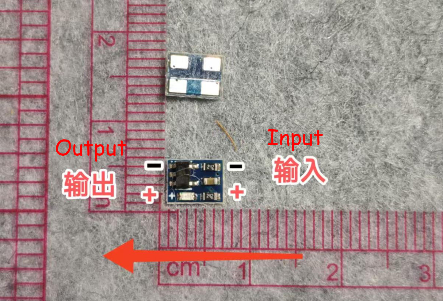 [Lighting kit materials]  Ultra-small 3.7V lithium battery charging protection board for model lighting.Only 5mm×6.5mm in size Ultra-Small 1A 3.7V-4.2V Li-ion Battery Charger Module | Type-C Port | Built-in Protection Board