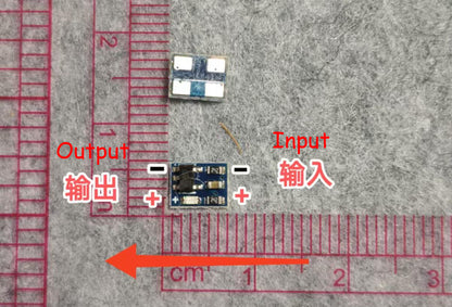 [Lighting kit materials]  Ultra-small 3.7V lithium battery charging protection board for model lighting.Only 5mm×6.5mm in size Ultra-Small 1A 3.7V-4.2V Li-ion Battery Charger Module | Type-C Port | Built-in Protection Board