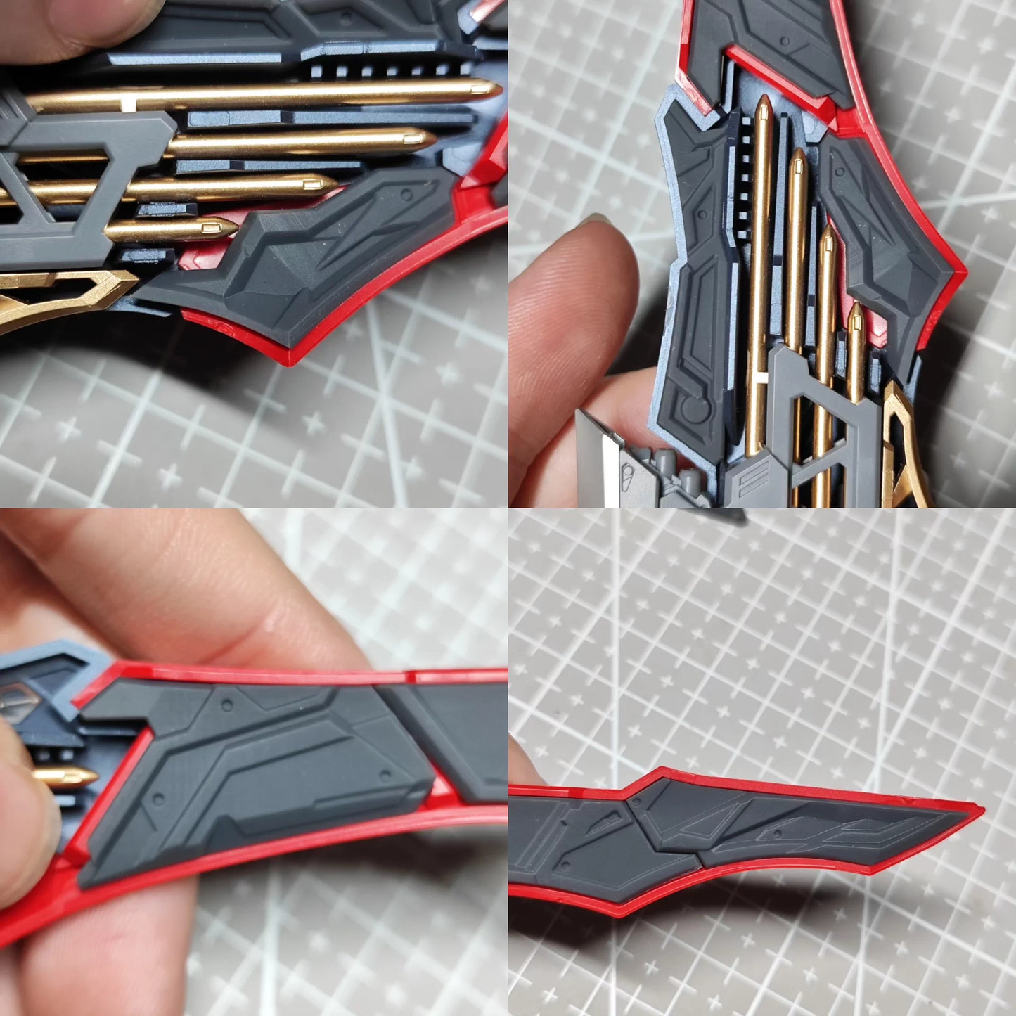 [3D printed parts] Infinity Nova Nemesis 1/100 Scale Model Kit (Wing cover parts)-airlift