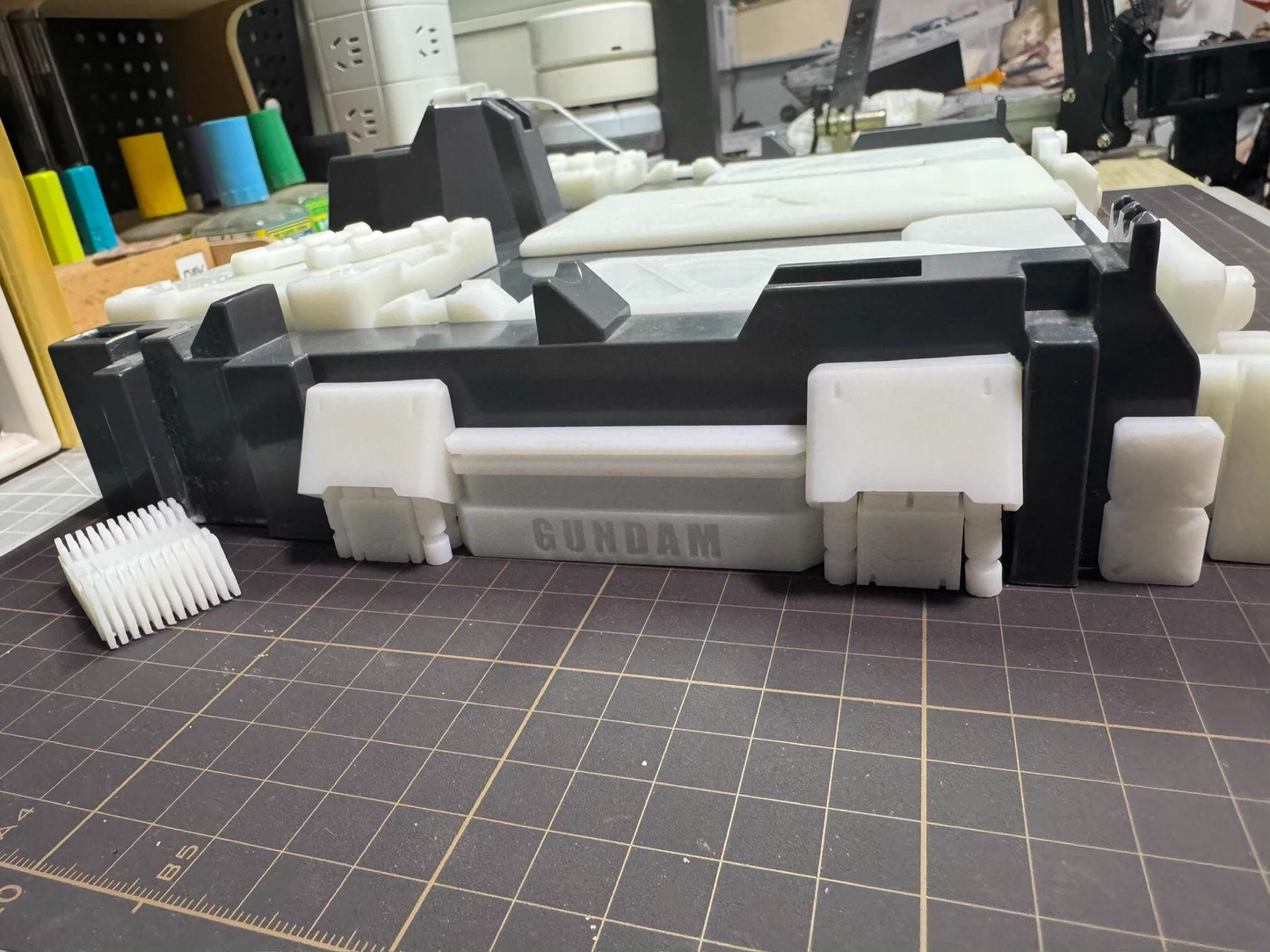 [3D printed parts] PG Unicorn / PGU Nu Gundam Stand Upgrade Parts, 1/60 scale