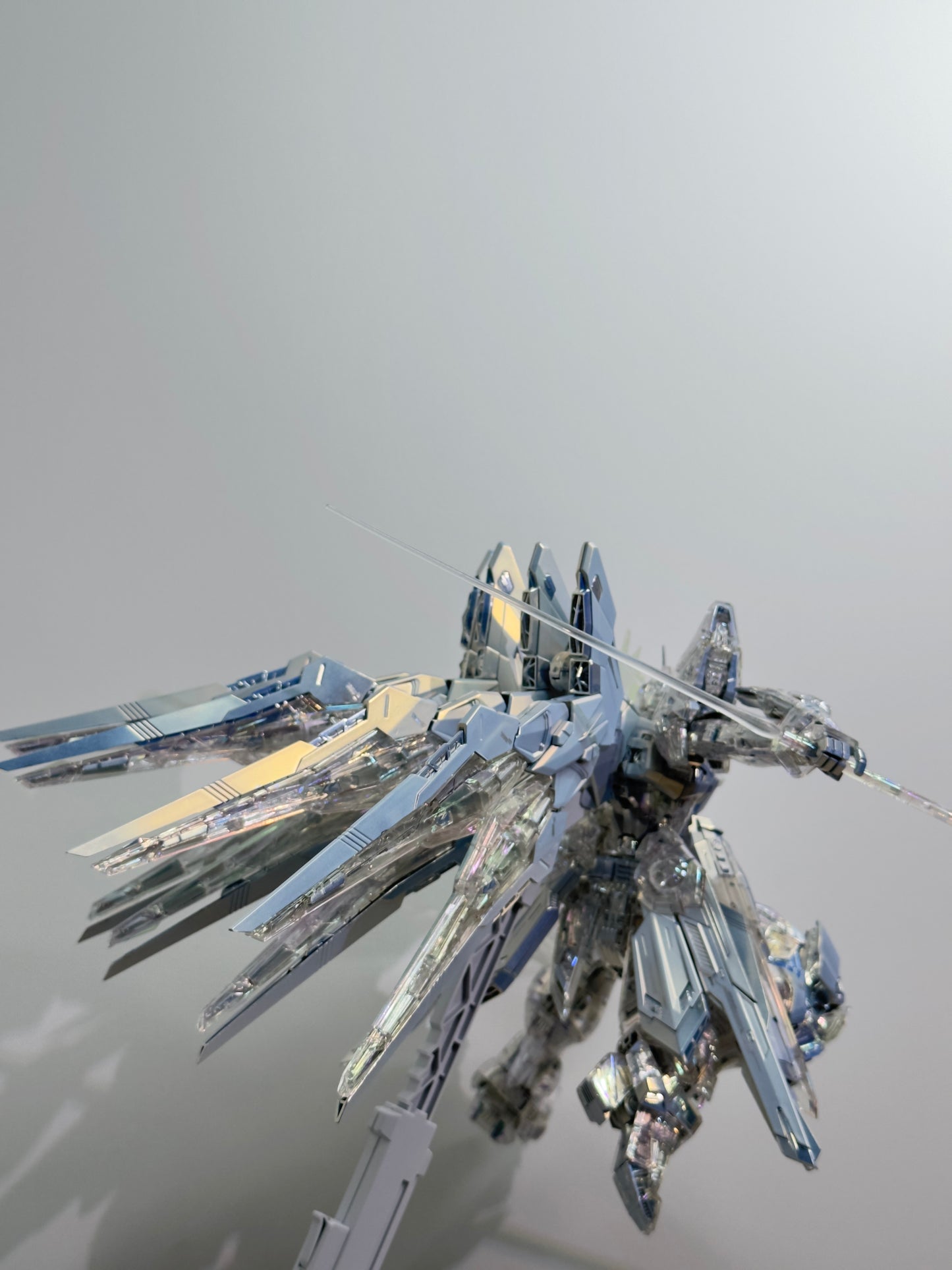 [Custom Electroplating] MGEX 1/100 Strike Freedom Mechanical Clear Ver.  (Geometric Chrome Silver Plated Color Sheme) Assembly Model Kit