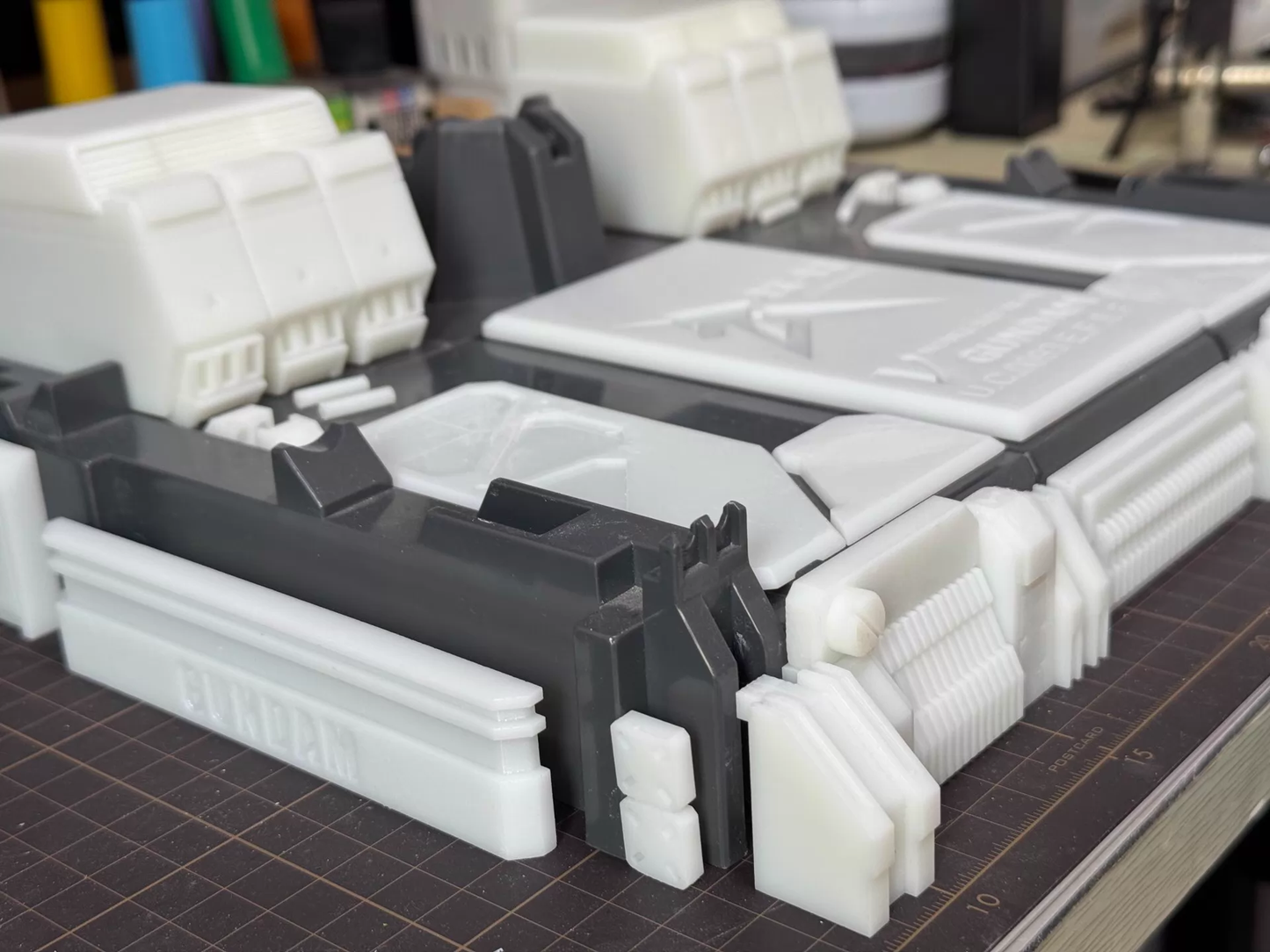 [3D printed parts] PG Unicorn / PGU Nu Gundam Stand Upgrade Parts, 1/60 scale