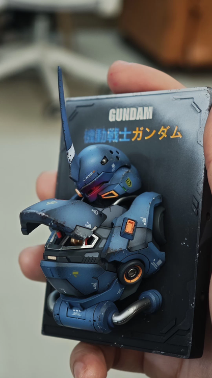 [Color customization] Kampfer Card Bust refrigerator magnet (Vertica Versions) Painted