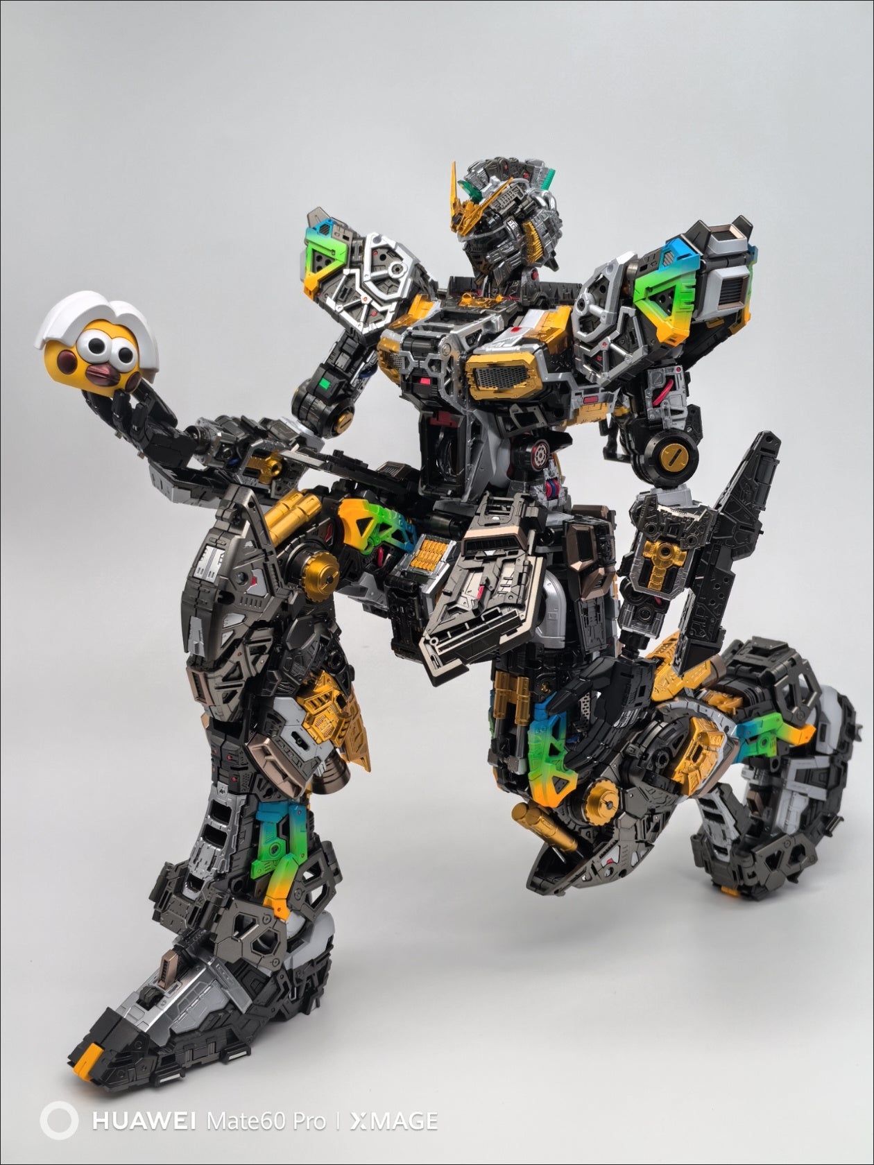 [Color customization] PG Unleashed 1/60 Nu Gundam (Gradient Frame+Shading color scheme) model kit