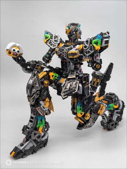 [Color customization] PG Unleashed 1/60 Nu Gundam (Gradient Frame+Shading color scheme) model kit