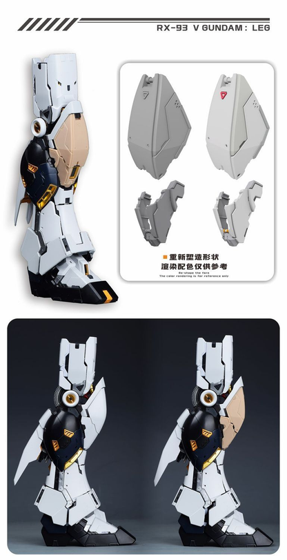 [NewC parts] NewC Parts and Pre-cutting Masking for PG Unleashed 1/60 Nu Gundam Assembled Model Spray Covering Tape DIY Accessories