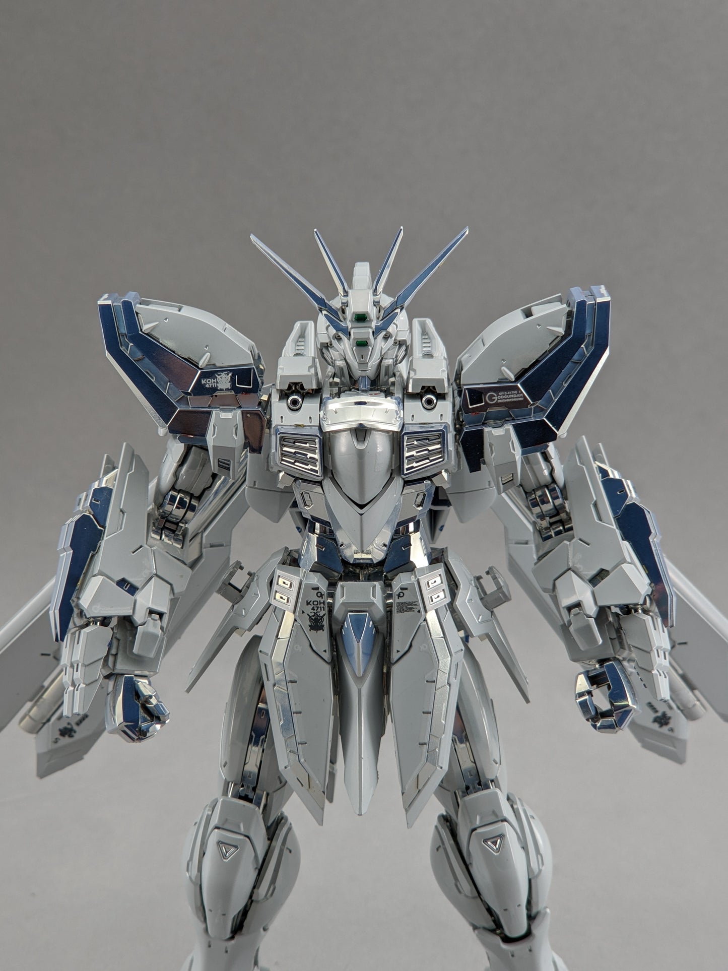 [Custom Electroplating] FAT CAT Model God Gundam Assembly Model Kit 1/100 Scale  (Twilight electroplated color scheme) Model Kit