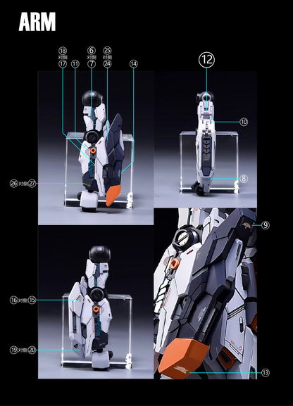 [Water decals] Decals for Farmer Creation 1/100 GK Style Nu Model Water Sticker Model Accessories Hobby DIY