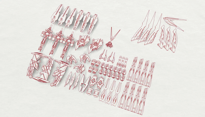 [Artifact] Gundam Astray Red Frame (Gundam Astray Red Dragon) 5.5cm Semi-articulated-airlift