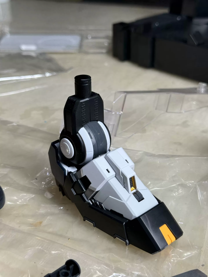 [3D printed pieces] Bandai PGU Nu ankle modification parts, extended design with internal heightening for longer legs.