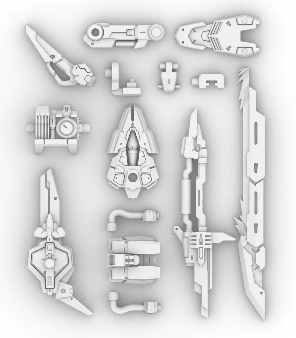 [Artifact] MB Style Strike Gundam+Perfect Expansion Pack+Maintenance Stand (non-articulated)-airlift