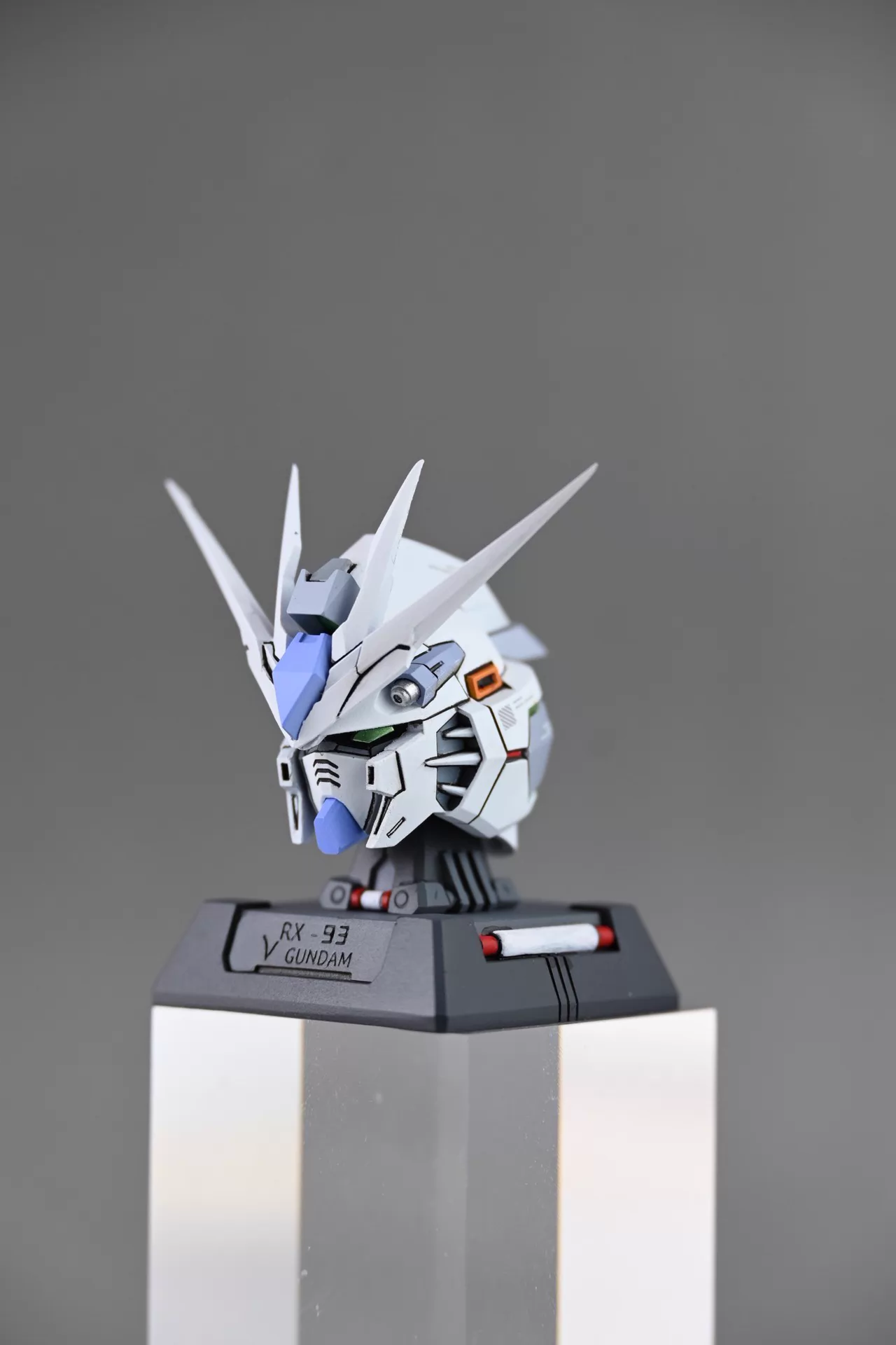 [Resin pieces]Fortune Meow's head Painted Resin pieces for Farmer Creation/V-tiger nu/MG 1/100 GK Style Nu head