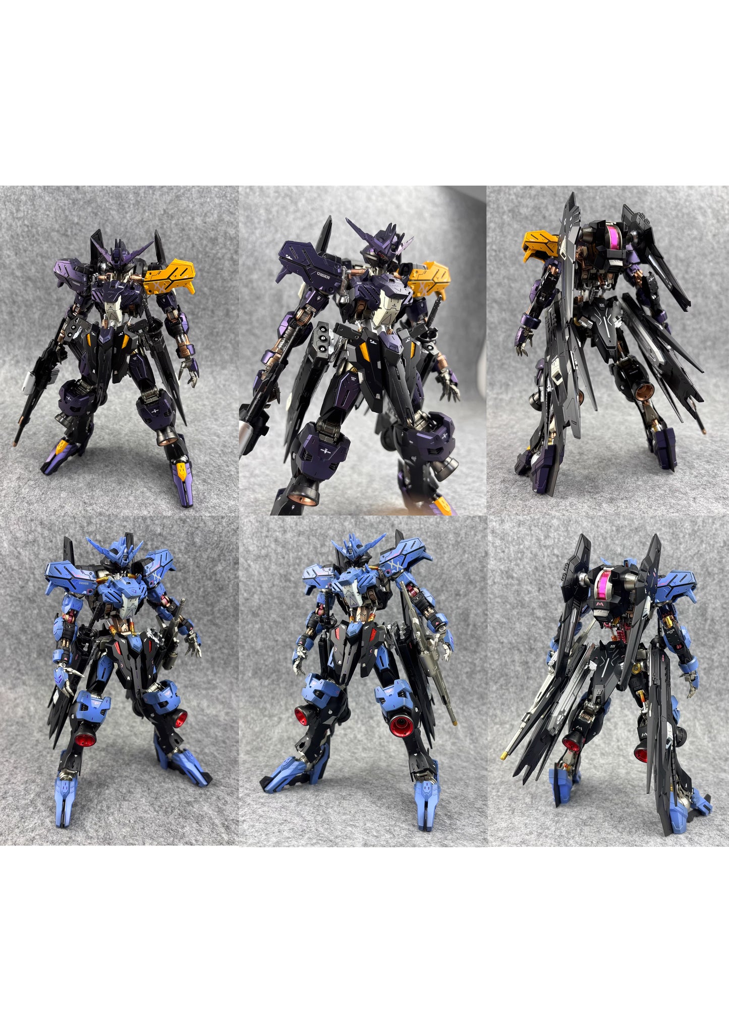 [Color customization] MG 1/100 ASW-G-XX Gundam Vidar (Prism Blue-Black/Shading Color Scheme) Model Kit
