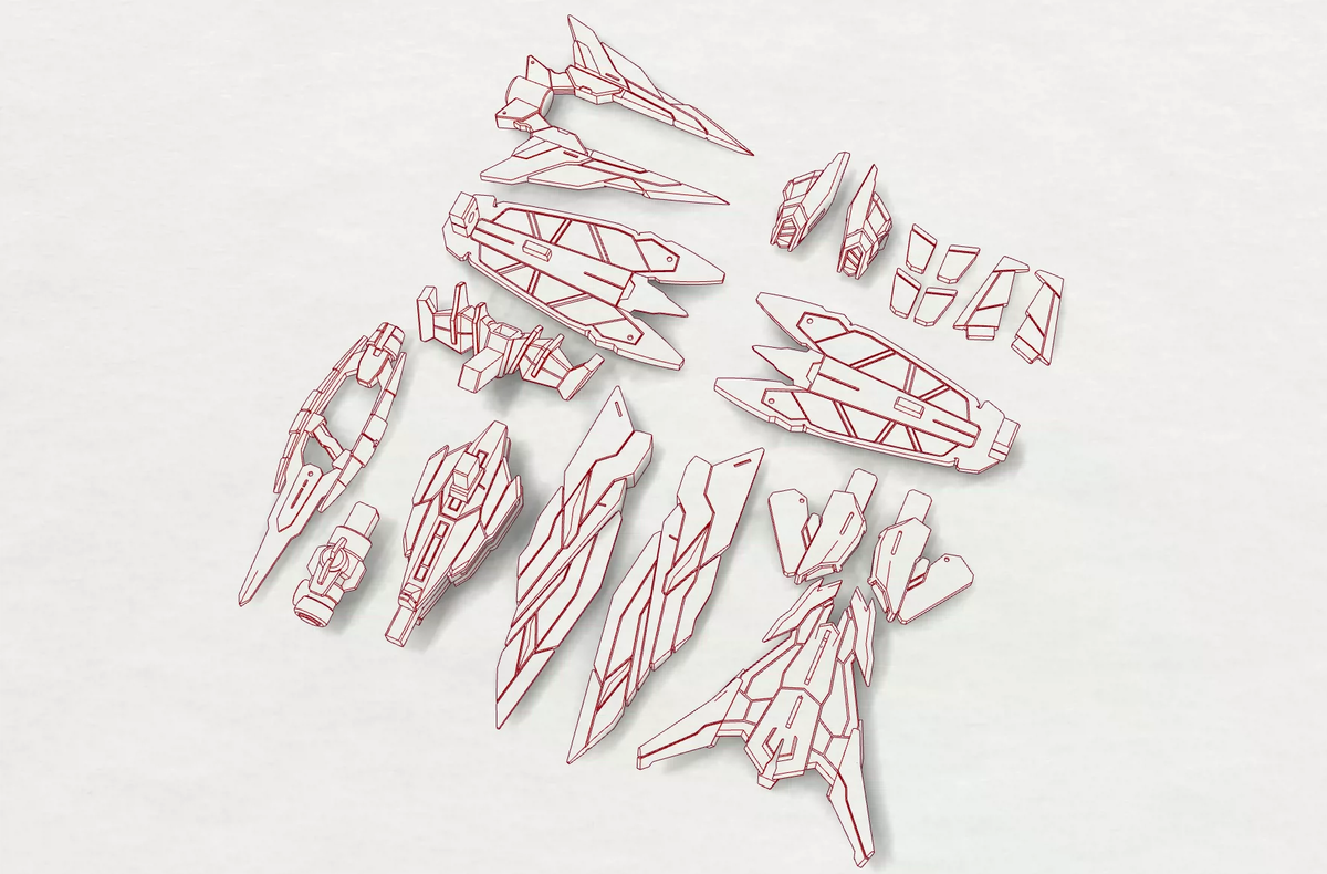 [Artifact] Gundam Astray Red Frame Gerbera Straight MB style-airlift