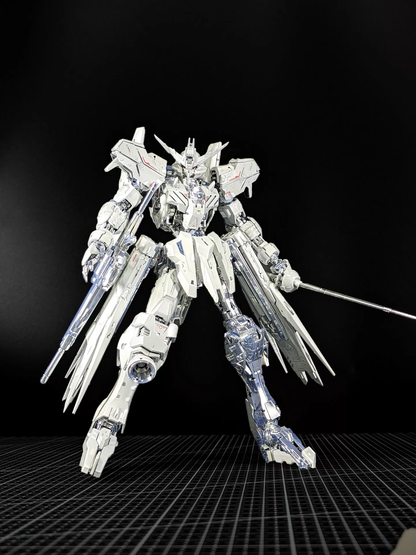 [Custom Electroplating] MG 1/100 ASW-G-XX Gundam Vidar (Titanium/Twilight Electroplated color scheme) Model Kit