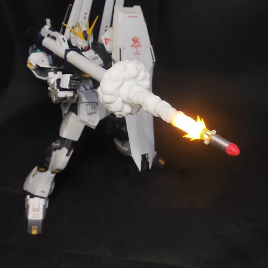 [3D printed pieces] Gundam Model Muzzle Effect Accessory, Type-C Rechargeable, Compatible with Multiple Calibers