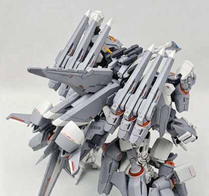 [Color customization] Bandai HG 1/144 Mobile Suit Gundam Hathaway's Flash TX-ff104 Alyzeus( Alyzeus+TAS Outer leg armor conversion parts+foot modification parts) Model Kit
