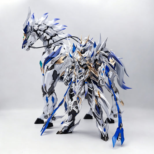 [Color customization] Motor Nuclear Zhao Yun & White Dragon Horse (White Light Shadow Color Scheme) Model Kit