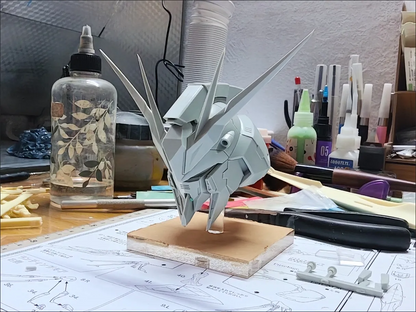 [Resin parts] for 1/35 1/30 Head carving-airlift