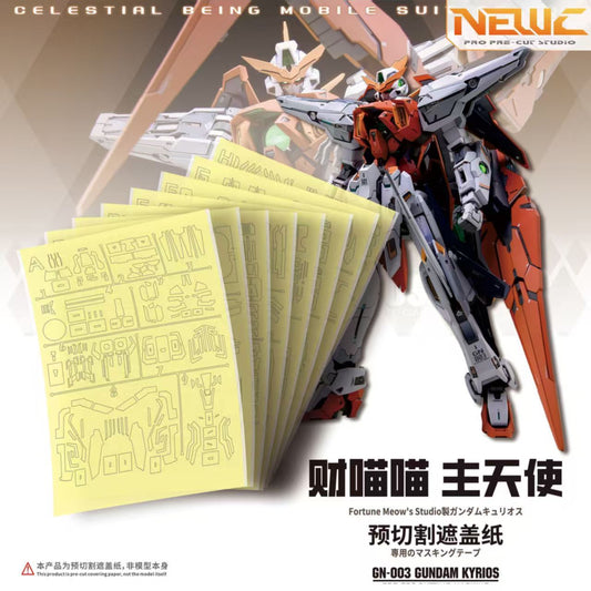 [Per-cut tape] NewC Pre-cutting Masking Tape for GN-003 Kyrios 1/100 Mobile Suit Model Accessories Hobby DIY Tool