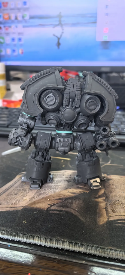 [Warhammer] Warhammer 40K Saturn Dreadnought Unpainted Resin 3D Printed Figure Model
