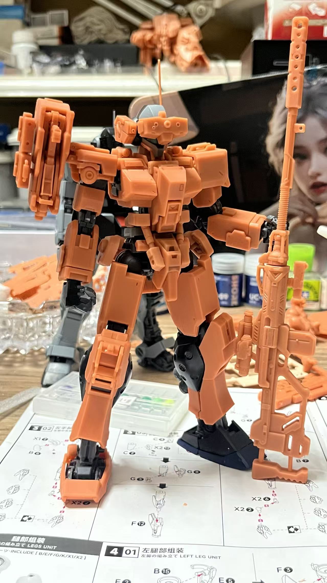 [Resin pieces] MG 1/100 RGM-79SP GM Sniper II (Resin pieces/3D printed parts)-airlift