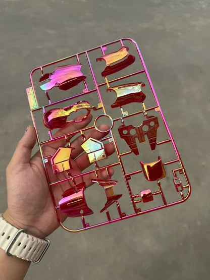 [Custom Electroplating] Bandai MG 1/100 Scale Gundam Amazing Red Warrior (Iridescent Plating Electroplated) Model Kit