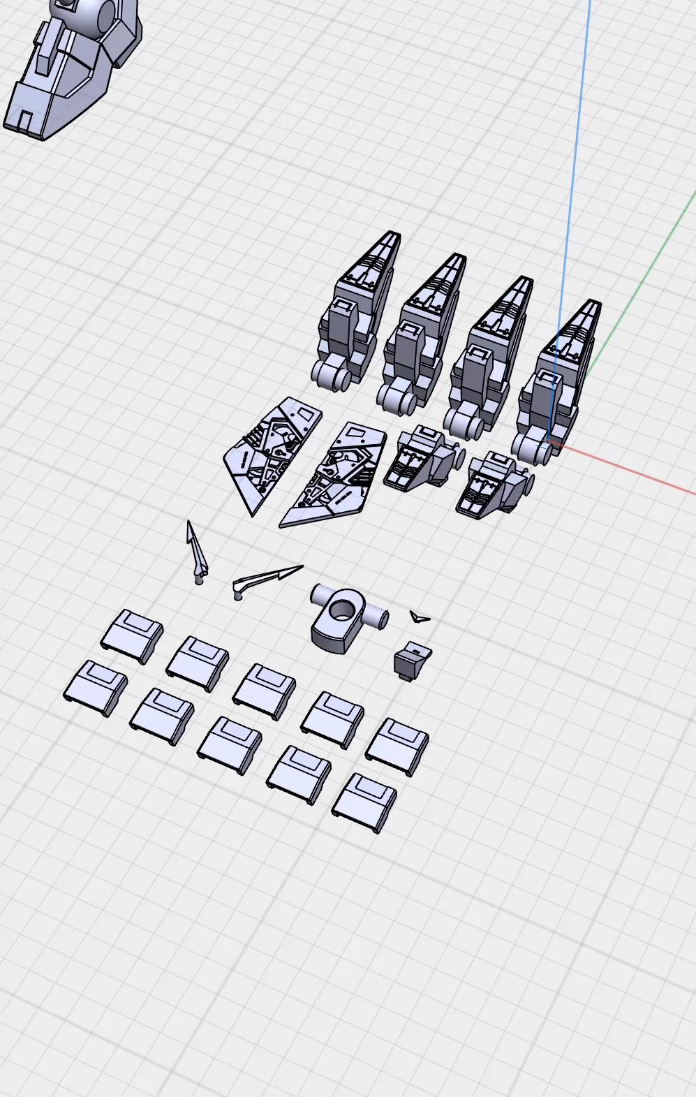 [3D printed pieces] 3D printed pieces for TX-ff104 Alyzeus