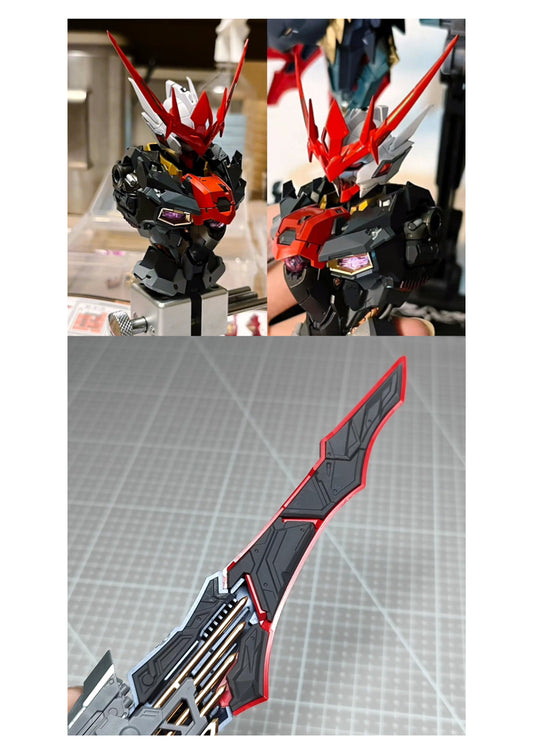 [3D printed parts] Infinity Nova Nemesis 1/100 Scale Model Kit (Head, Wing cover parts)-airlift