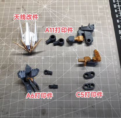 [3D printed parts] SNAA Firelord 1/100 Scale Model Kit（Head+Joint reinforcement parts）-airlift