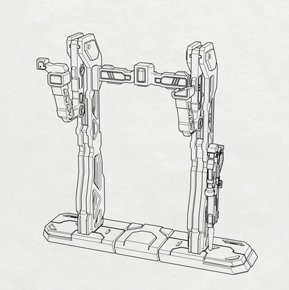 [Artifact] MB Style Strike Gundam+Perfect Expansion Pack+Maintenance Stand (non-articulated)-airlift