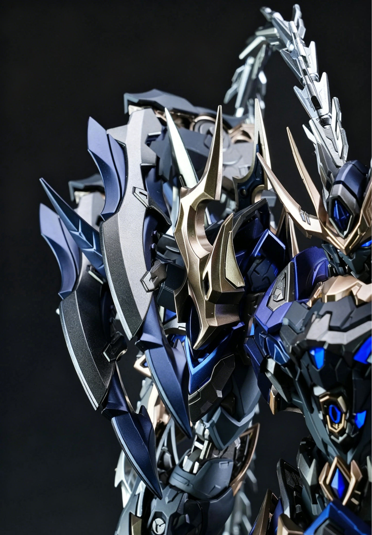 [Color customization] Motor Nuclear MNP-XH15 Lu Bu (Black blue color scheme) Model Kit